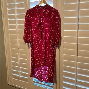 Rare Ronner Amalia Shirt Dress,silk, size large